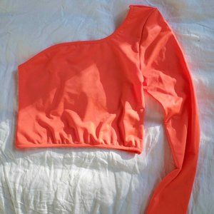 WURST Opening Ceremony Asymmetrical Top Size 8 Neon Orange